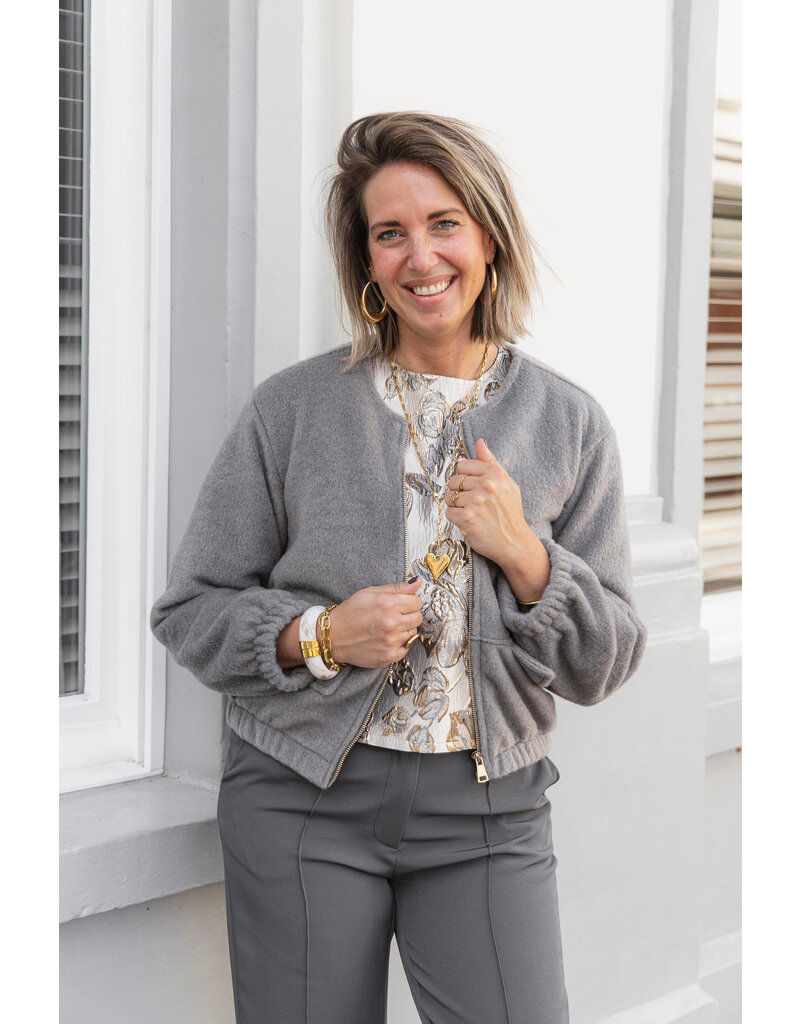 21Jewelz - The Label 21Jewelz | Bomber Bobbie - Grijs