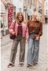 21Jewelz - The Label 21Jewelz | Trui Sterre - Bruin/Roze