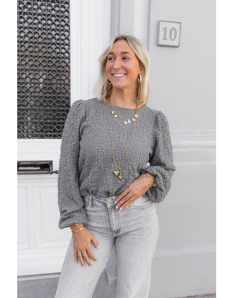 21Jewelz - The Label 21Jewelz | Top Bente - grijs