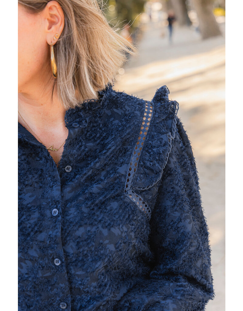 21Jewelz - The Label 21Jewelz | Blouse Jill - donkerblauw
