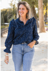21Jewelz - The Label 21Jewelz | Blouse Jill - donkerblauw