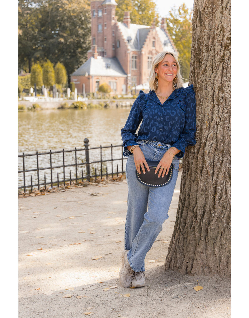 21Jewelz - The Label 21Jewelz | Blouse Britt - donkerblauw