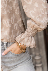 21Jewelz - The Label 21Jewelz | Blouse Britt - taupe