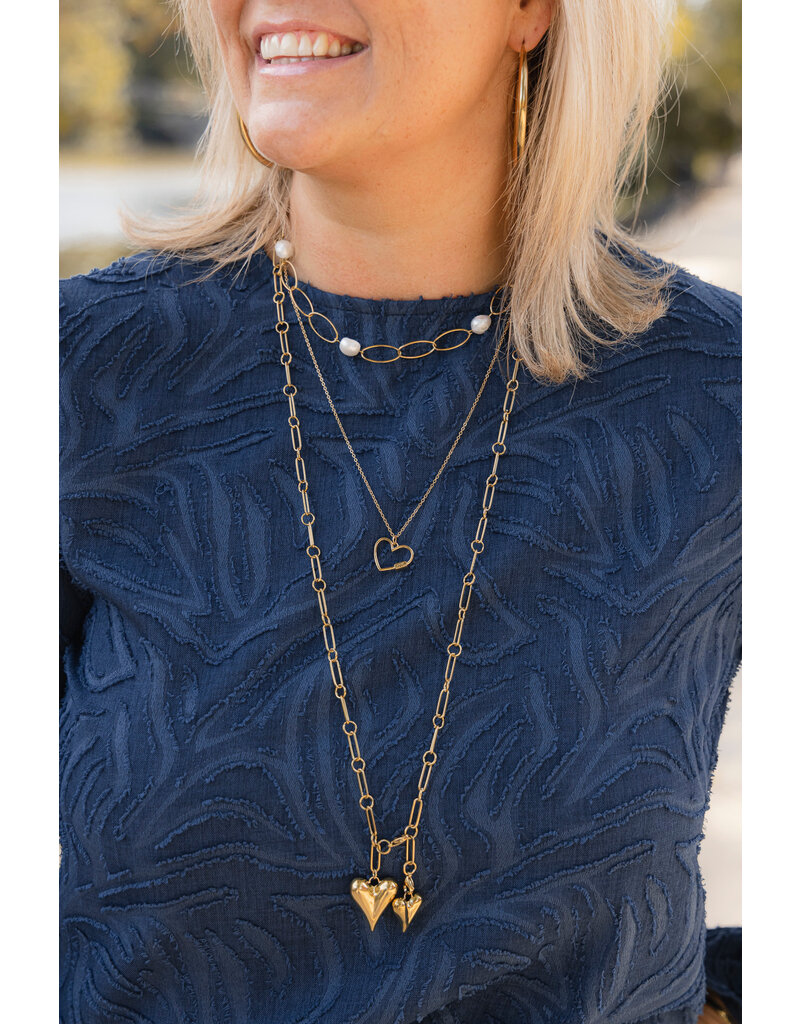 21Jewelz - The Label 21Jewelz | Blouse Emma - donkerblauw