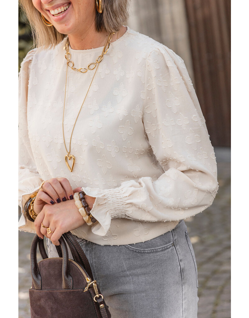 21Jewelz - The Label 21Jewelz | Blouse Gigi - beige