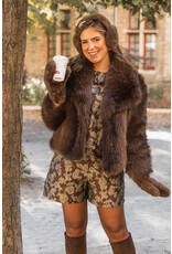 21Jewelz Cozy jas - choco bruin