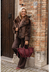 21Jewelz Cozy jas - choco bruin