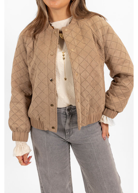 21Jewelz - The Label 21Jewelz | Bomber Esmee - taupe