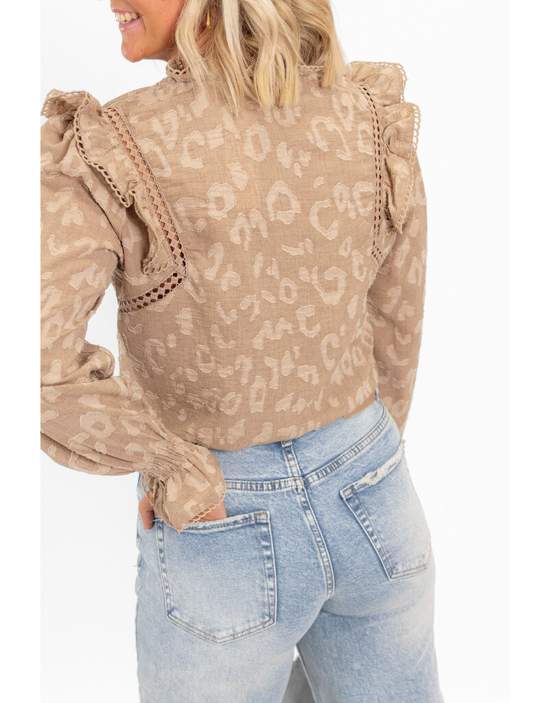 21Jewelz - The Label 21Jewelz | Blouse Britt - taupe