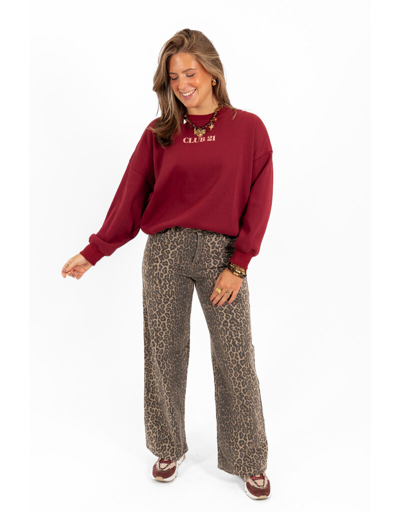 21Jewelz - The Label 21Jewelz | Sweater club 21 - bordeaux/roze