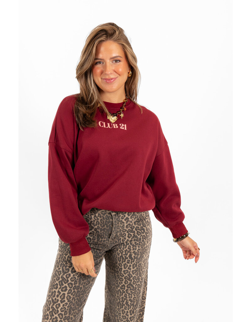 21Jewelz - The Label 21Jewelz | Sweater club 21 - bordeaux/roze