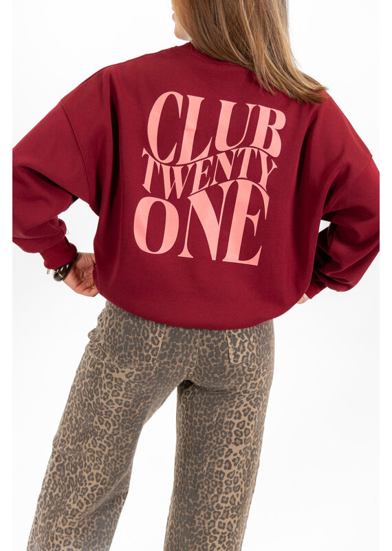 21Jewelz - The Label 21Jewelz | Sweater club 21 - bordeaux/roze