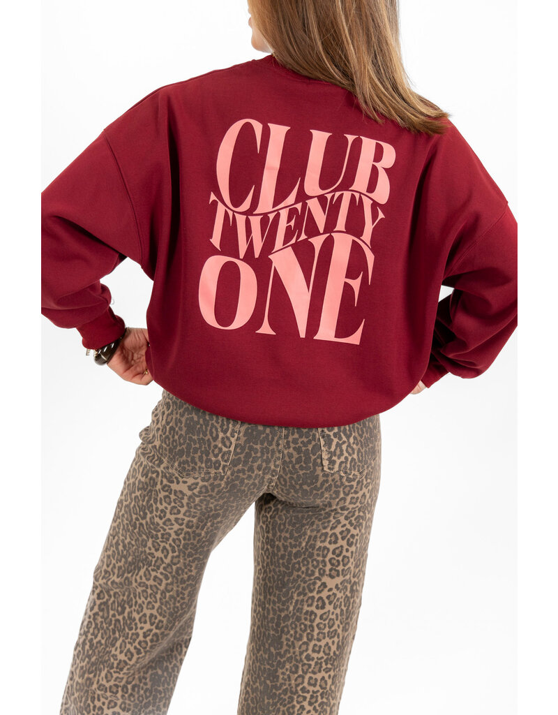 21Jewelz - The Label 21Jewelz | Sweater club 21 - bordeaux/roze