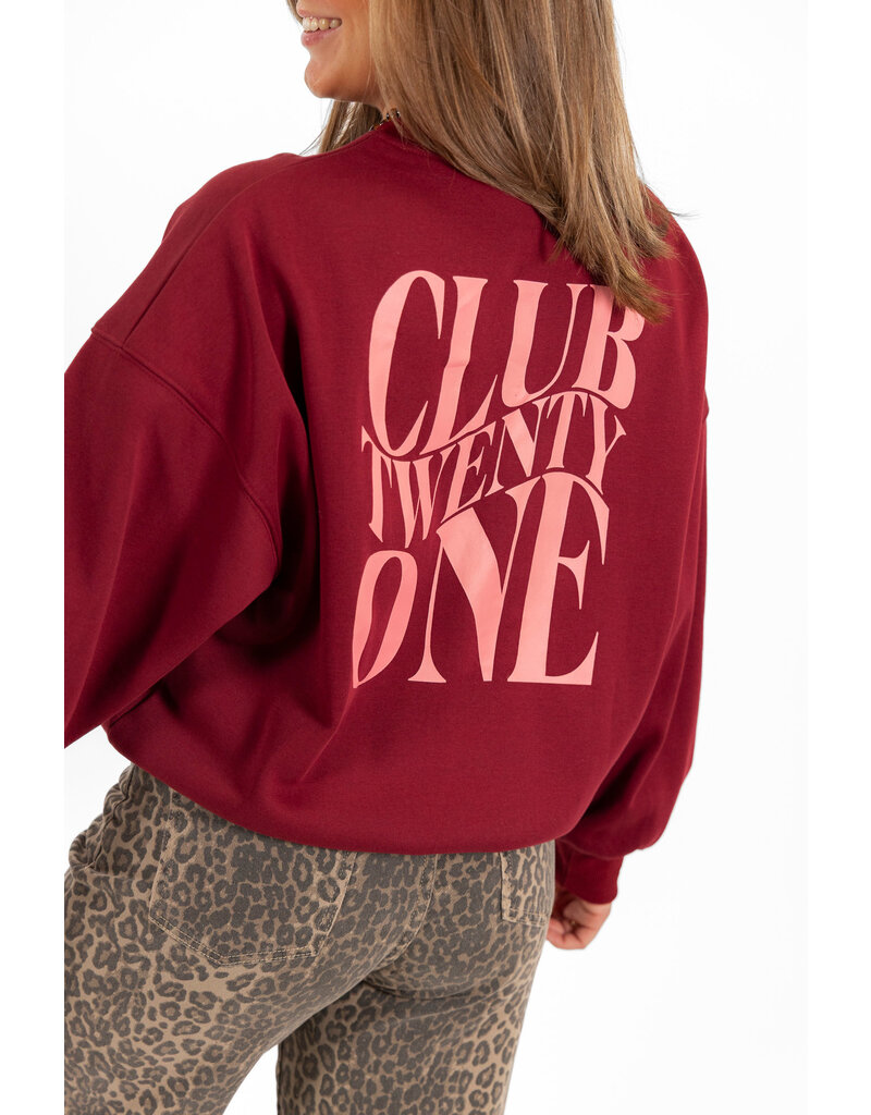 21Jewelz - The Label 21Jewelz | Sweater club 21 - bordeaux/roze