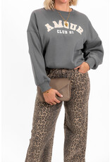 21Jewelz - The Label 21Jewelz | Sweater amour club 21 - grijs