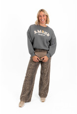 21Jewelz - The Label 21Jewelz | Sweater amour club 21 - grijs