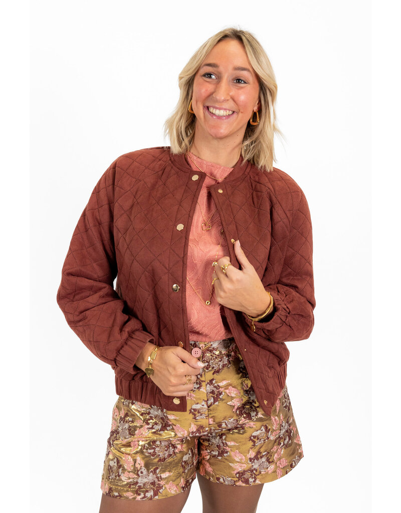 21Jewelz - The Label 21Jewelz | Bomber Esmee - roestbruin