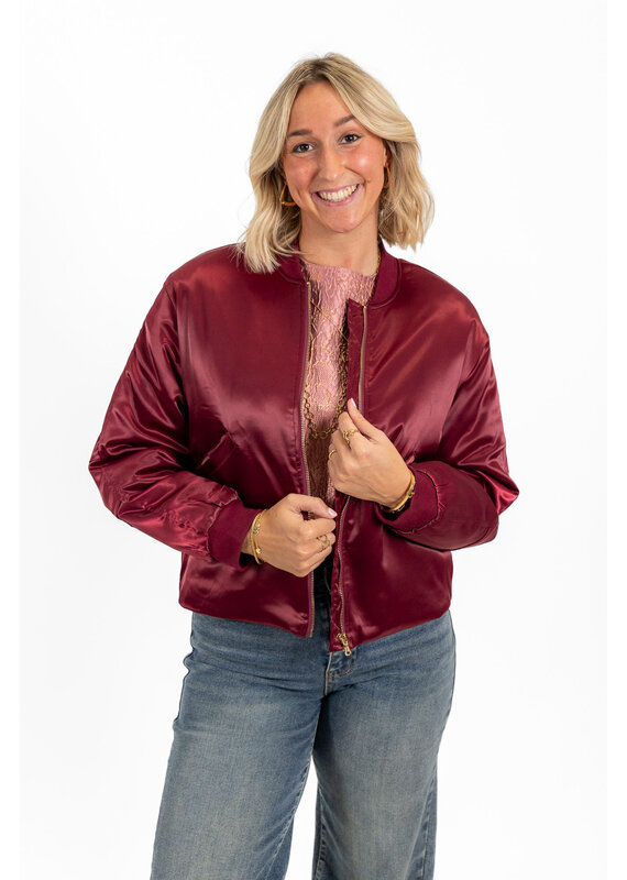 21Jewelz - The Label 21Jewelz | Bomber Myrthe - bordeaux