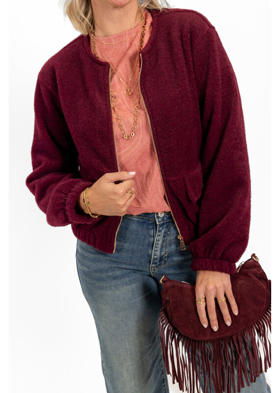 21Jewelz - The Label 21Jewelz | Bomber Bobbie - Bordeaux