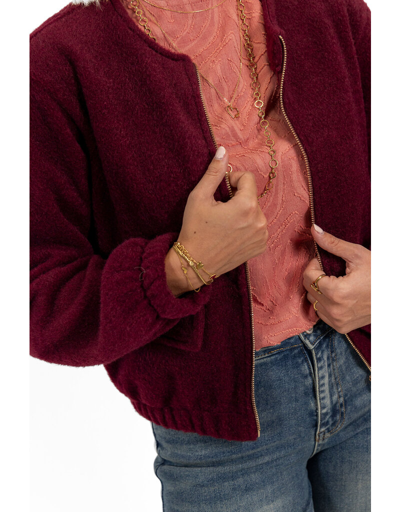 21Jewelz - The Label 21Jewelz | Bomber Bobbie - Bordeaux