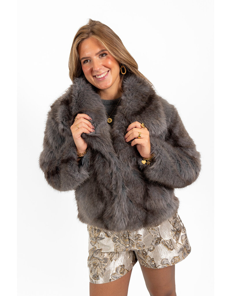 21Jewelz Cozy jas - grijs