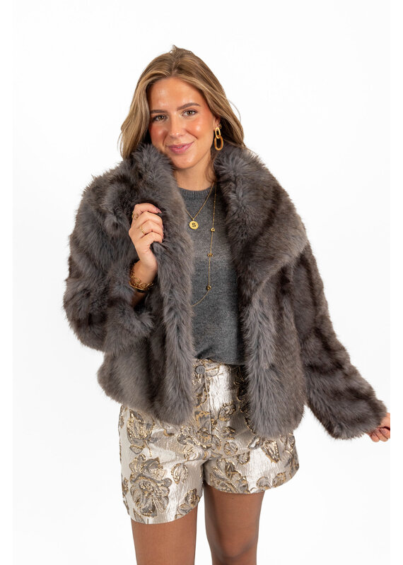 21Jewelz Cozy jas - grijs