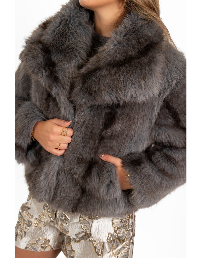 21Jewelz Cozy jas - grijs