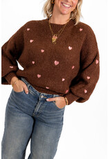 21Jewelz - The Label 21Jewelz | Trui Sterre - Bruin/Roze