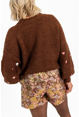 21Jewelz - The Label 21Jewelz | Trui Sterre - Bruin/Roze