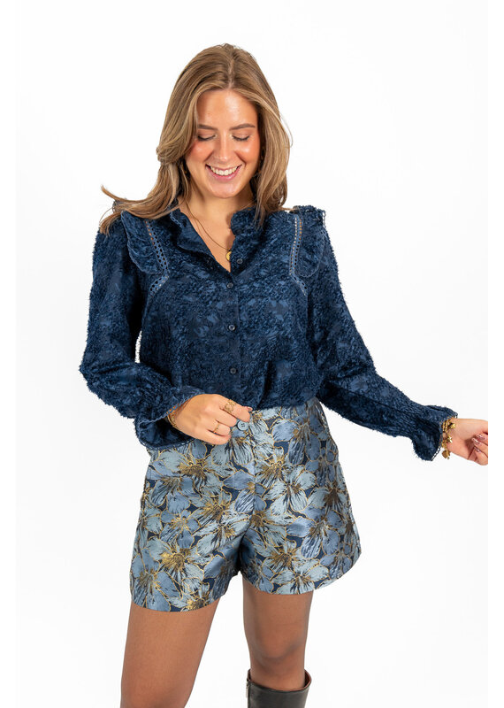 21Jewelz - The Label 21Jewelz | Blouse Jill - donkerblauw