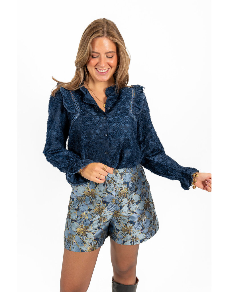 21Jewelz - The Label 21Jewelz | Blouse Jill - donkerblauw