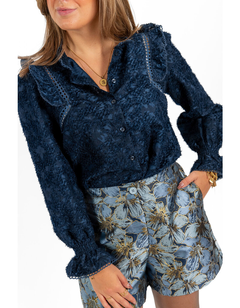 21Jewelz - The Label 21Jewelz | Blouse Jill - donkerblauw