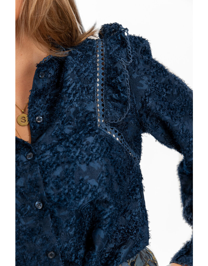 21Jewelz - The Label 21Jewelz | Blouse Jill - donkerblauw