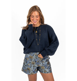 21Jewelz - The Label 21Jewelz | Trui Emma-Fay - donkerblauw