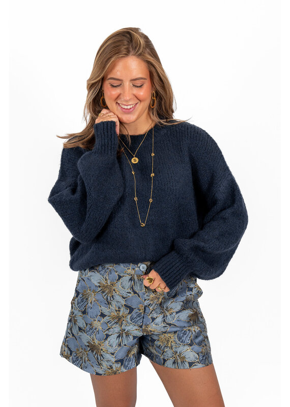 21Jewelz - The Label 21Jewelz | Trui Emma-Fay - donkerblauw