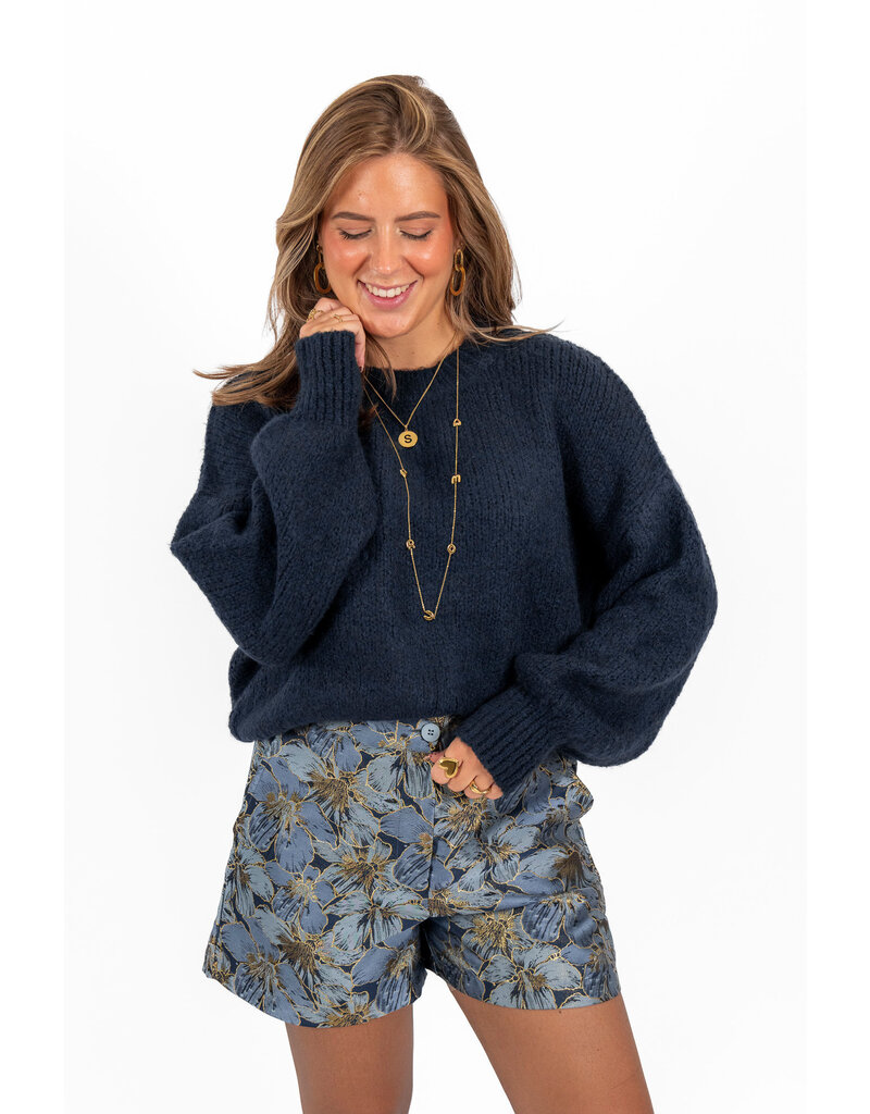 21Jewelz - The Label 21Jewelz | Trui Emma-Fay - donkerblauw