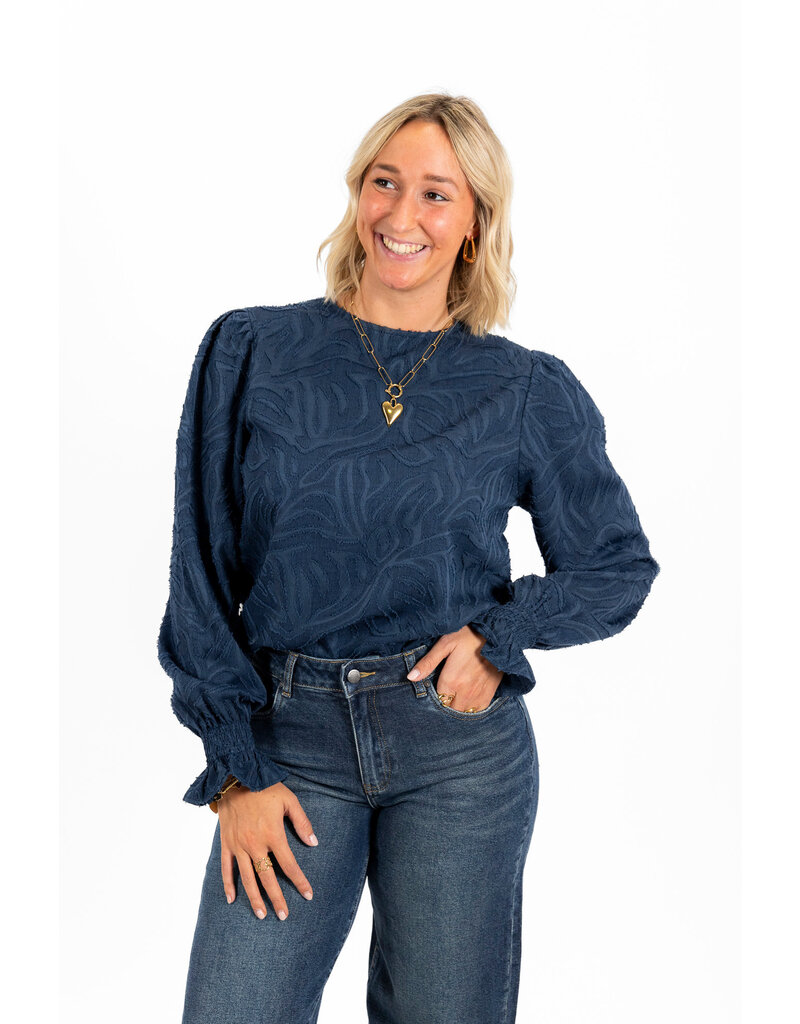 21Jewelz - The Label 21Jewelz | Blouse Emma - donkerblauw