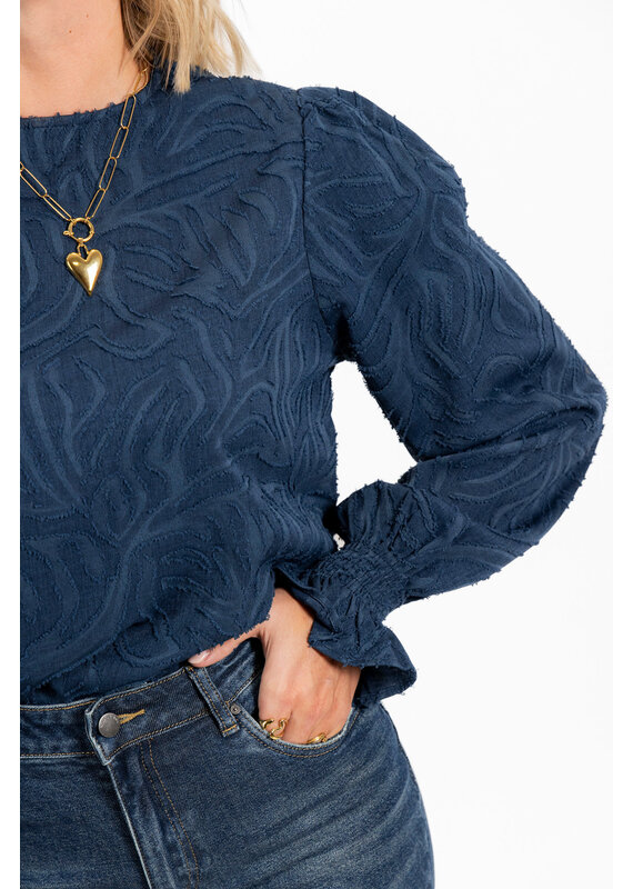 21Jewelz - The Label 21Jewelz | Blouse Emma - donkerblauw