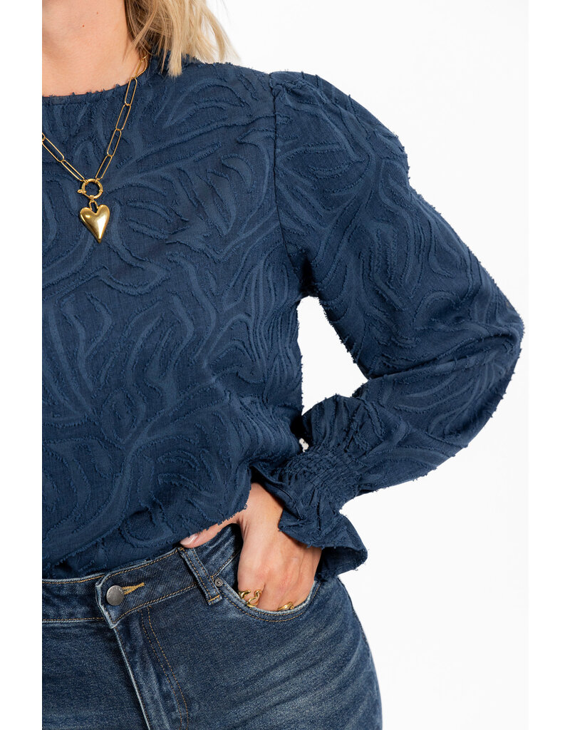 21Jewelz - The Label 21Jewelz | Blouse Emma - donkerblauw