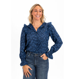 21Jewelz - The Label 21Jewelz | Blouse Britt - donkerblauw