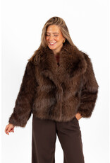 21Jewelz Cozy jas - choco bruin