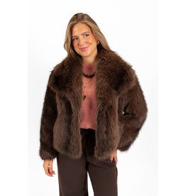 21Jewelz Cozy jas - choco bruin