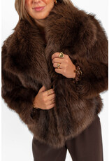 21Jewelz Cozy jas - choco bruin