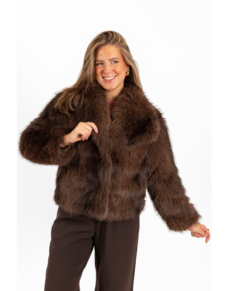 21Jewelz Cozy jas - choco bruin