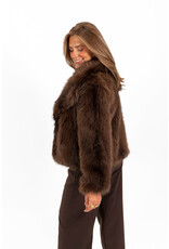 21Jewelz Cozy jas - choco bruin