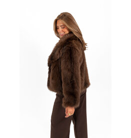 21Jewelz Cozy jas - choco bruin