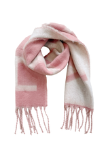 21Jewelz Sjaal met tekst "HAPPY" - roze