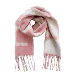 21Jewelz Sjaal met tekst "HAPPY" - roze