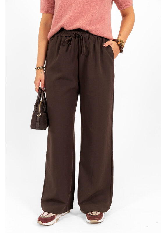 21Jewelz Effen casual jogger - bruin