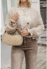 21Jewelz Gebreid vest - beige